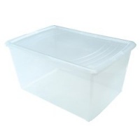 IRIS USA 101561 STORAGE BOX 58.1QT CLEAR