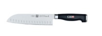 Zwilling J.A. Henckels Twin Four Star II Hollow-Edge 7-Inch Santoku