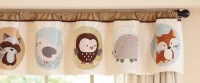 Carter's Forest Friends Valance, Tan/Choc, 60 X 14