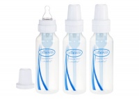 Dr. Brown's 3 Pack BPA Free Polypropylene Bottle, 8 oz