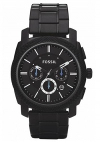 Fossil Men's FS4552 Black Stainless Steel Bracelet Black Analog Dial Chronograph Watch