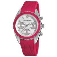 Emporio Armani Women's AR5937 Sport Silver Chronograph Dial Watch