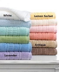 Martha Stewart Collection Bath Towels, Plush 30 x 54 Bath Towel White