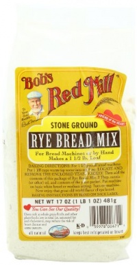 Bob's Red Mill Bread Mix Rye, 17-Ounce (Pack of 4)