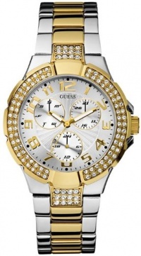 GUESS Status In-the-Round Watch - Gold and Silver