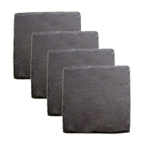 Slate Wine Glass Coasters - Set of 4