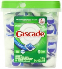 Cascade ActionPacs Dishwasher Detergent, Fresh Scent, 85-Count