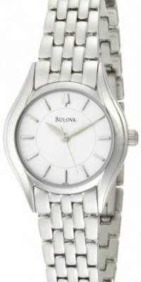 Bulova Women's 96L132 Silver White Dial Bracelet Watch