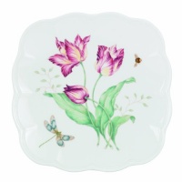 Lenox Butterfly Meadow 9-1/4-Inch Square Accent Plate