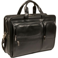 McKleinUSA HUBBARD 88435 Black Double Compartments Laptop Case