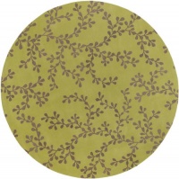 Area Rug 8x8 Round Transitional Lime Color - Surya Artist Studio Rug from RugPal