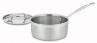 Cuisinart MCP19-18 MultiClad Pro Stainless-Steel 2-Quart Saucepan with Cover