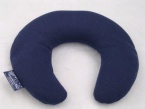 Microwaveable Flax Seed Filled Neck Pillow in Marine Blue from Relaxation in a Bag