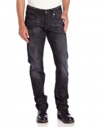 True Religion Men's Geno Slim Fit Engineered Super T Jean in Wrong Turn