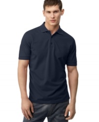 Comfortable, casual and stylish enough for any occasion, this sporty polo from Hugo Boss is a must-have for guys of all ages.