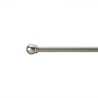 Umbra Ball 48-Inch to 88-Inch Drapery Rod, Nickel