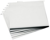 Advantus Cropper Hopper Hanging File Folders 6-Pack, White, 13-Inch-by-14-Inch