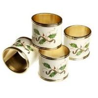 Lenox Nouveau Napkin Rings, Set of 4