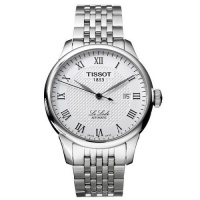 Tissot Men's T41148333 Le Locle Silver Textured Dial Watch