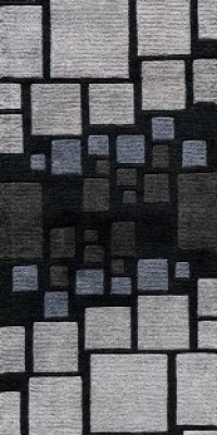 Area Rug 2x12 Runner Contemporary Black Color - Momeni New Wave Rug from RugPal - FREE Shipping