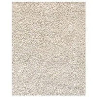 Anji Mountain Silky Shag Ivory Rug 8' x 10' # AMB0651-0810