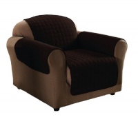 Innovative Textile Microfiber Chair Furniture Protector, Chocolate