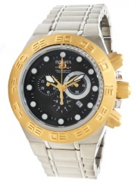 Invicta Men's 1528 Subaqua Sport Chronograph Black Dial Stainless Steel Watch