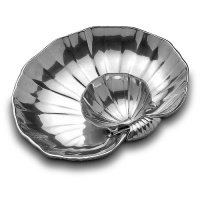 Wilton Armetale Shell Sauce and Hors d'oeuvre Server, 15-Inch by 12-Inch