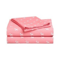 Tommy Hilfiger, 4-Piece Queen Sheet Set, Park Avenue Scottie Collection