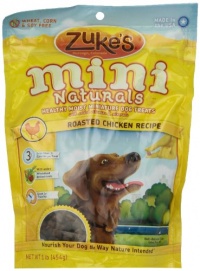 Zuke's Mini Naturals Dog Treats Roasted Chicken Recipe, 16-Ounce