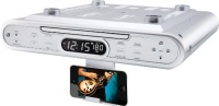 GPX KC232S Under Cabinet CD Player with AM/FM Radio - Silver