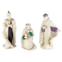 Lenox First Blessing Porcelain 3-Piece Nativity Figurines, The Three Kings