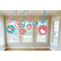 Hello Kitty Swirl Decorations