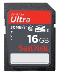 SanDisk Ultra 16 GB Class 6 SDHC Flash Memory Card SDSDRH-016G-A11