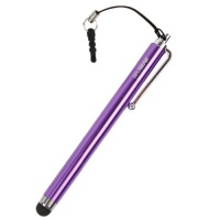 BIRUGEAR Purple Universal Capacitive TouchScreen Stylus with 3.5mm Adapter Plug works with Samsung Galaxy S4 / S IV / Galaxy Note 3 / Galaxy Mega Smartphone, Galaxy Note 8.0 android Tablet and Other Window Mobile Cell Phone - Retail Packaging