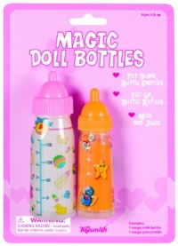 BABYDOLL Magic DOLL Bottles SET Of Two MILK & Juice girls toy