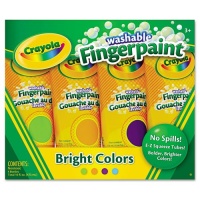 Crayola 4ct Washable Fingerpaints Secondary