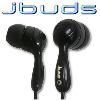 JLab JBuds Hi-Fi Noise-Reducing Ear Buds (Black)