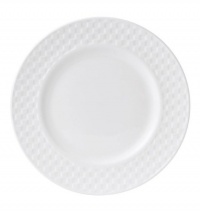 Wedgwood Night & Day Bone China Checkerboard 10 3/4-Inch Dinner Plate