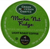 Green Mountain Coffee Mocha Nut Fudge, K-Cup Portion Pack for Keurig Brewers 24-Count