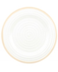 Distinctly ribbed Sophie Conran dinnerware sets your table with the charm of traditional hand-thrown pottery, but the durability of contemporary Portmeirion porcelain. Mix the banded Carnivale salad plate with solid biscuit pieces.