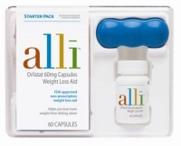 Alli Weight-Loss Aid, Orlistat 60mg Capsules, 60-Count Starter Pack