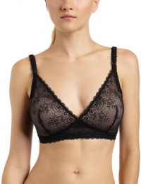 Le Mystere Women's Sexy Mama Wire-Free Nursing Bra,Black/Natural,34F