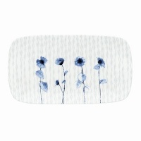 Lenox Simply Fine Watercolor Indigo Blue 11-3/4-Inch Hors D'oeuvre Tray