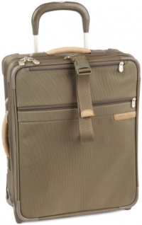 Briggs & Riley 20 Inch Carry-On Expandable Wide-Body Upright,Olive,20x16x8