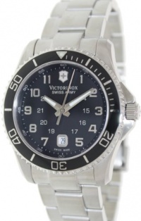 Victorinox Swiss Army Men's 241436 Maverick Stainless Steel Black Dial Watch