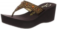 Skechers Women's Pinups-Glossy Photo Wedge Sandal