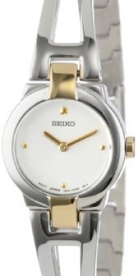 Seiko Women's SUJ704 Dress Two-Tone Bangle Watch