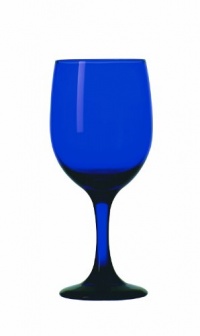 Libbey Premiere Cobalt Blue 11-1/2-Ounce Wine Glass, Set of 12