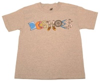 DC Shoes Boys Youth Cartoon By Short Sleeve T-Shirt Gray-Medium